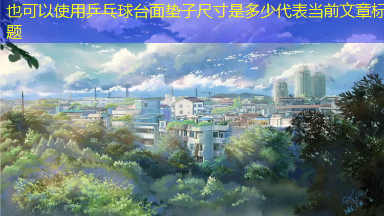 乒乓球台面垫子尺寸是多少